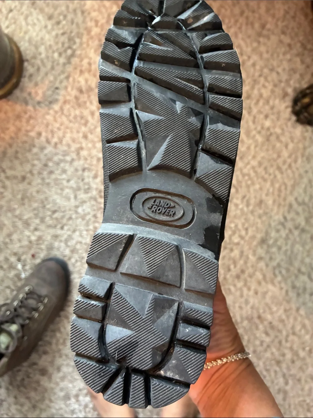 Brown Big Boys  Hiking Boots - Rugged Outdoor Trail Shoes